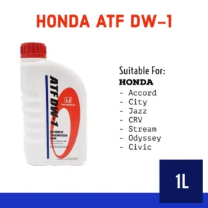 HONDA ATF AUTO TRANSMISSION FLUID DW-1 (1L) - ACCORD/ JAZZ/ CITY/ CIVIC/ JAZZ/ CRV/ ODEYSSEY